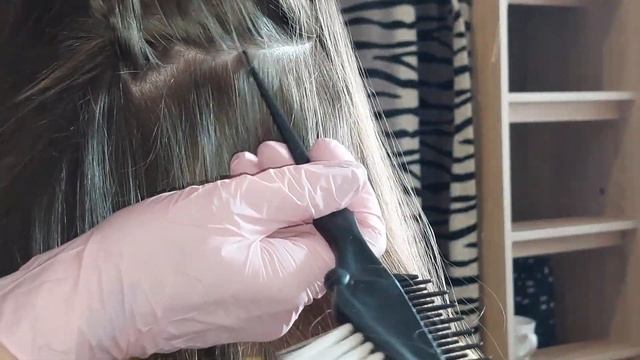 АСМР Расчесывание волос и осмотр кожи головы