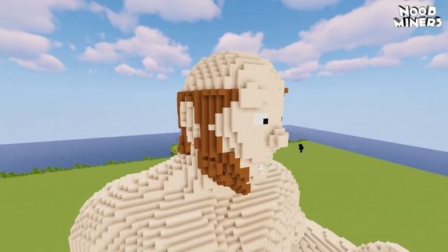 Minecraft NOOB vs PRO vs HACKER vs GOD: WOLVERINE LOGAN STATUE HOUSE BUILD CHALLENGE in Minecraft смотреть онлайн