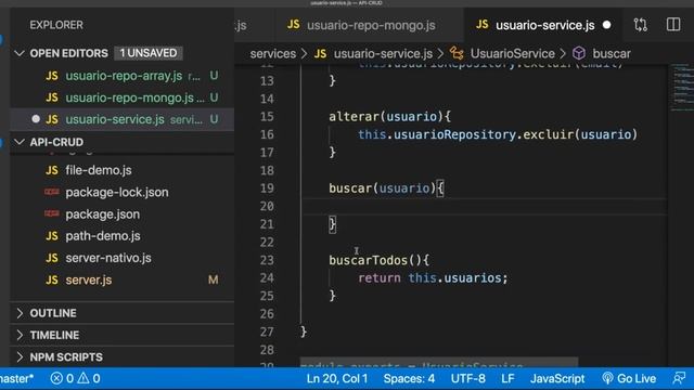 #24 NodeJS - Criando uma camada Repository смотреть онлайн