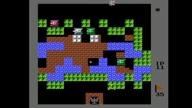 Battle City (Танки) 1985. Dendy. Полное прохождение. смотреть онлайн