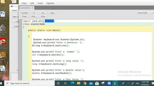 Input in Java смотреть онлайн