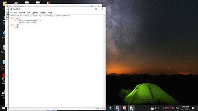 Multiple Inheritance In Python смотреть онлайн