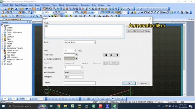 GOT2000 : Line Graph Mitsubishi HMI GOT 2000 With GT Designer3 Software and Simulation смотреть онлайн