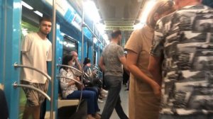 Тематический метропоезд 81-760 "Ока" "85 лет Союзмультфильму"