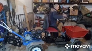 Задняя навеска к мотоблоку  своими руками.