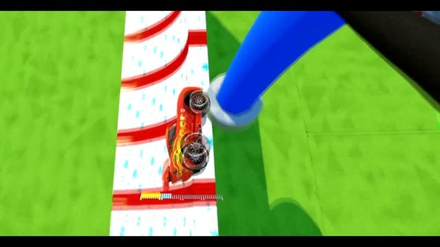 Lightning Mcqueen big crash Monster track CARS Cartoon game for boys and girls смотреть онлайн