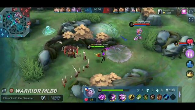 Martis Best Offlaner + Maniac Top 1 Global Martis By : Berserk ILE oath. - game play mobile legends смотреть онлайн