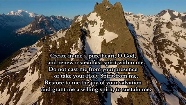 Psalm 51 - dramatic reading - with words смотреть онлайн
