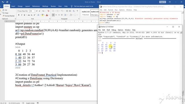 Python Important 2D Array 1 Part 153 смотреть онлайн