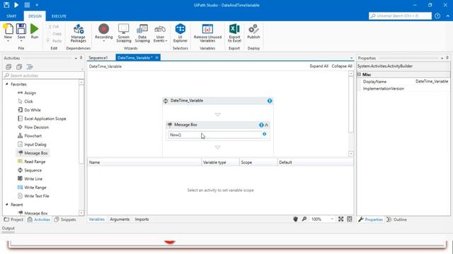 UiPath DateTime Variable | DATE TIME Variable | Types of UiPath Variable | UiPathRPA смотреть онлайн
