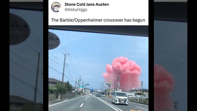 Tom Cruise Creates (maybe) Movie Crossover of the Decade #missionimpossible #barbie #oppenheimer смотреть онлайн