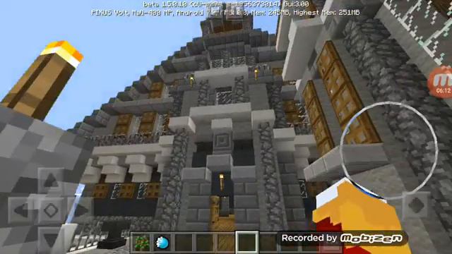 Я строю замок спомощу програмы Builder for Minecraft смотреть онлайн