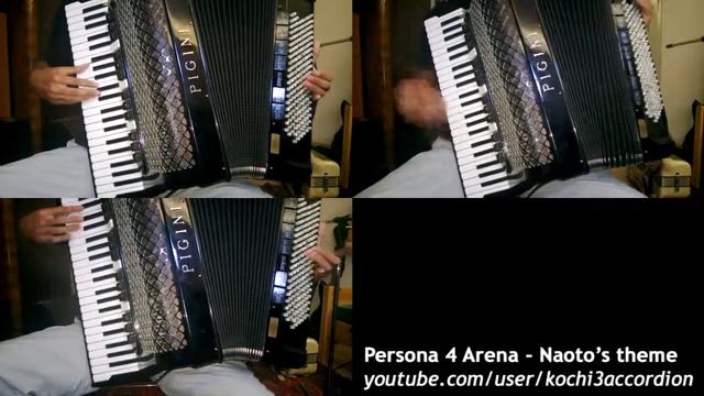 Persona 4 Arena - Naoto's Theme - accordion trio смотреть онлайн