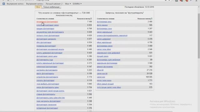 Быстрый Директ. Урок 1. Семантическое ядро за 2 часа. смотреть онлайн