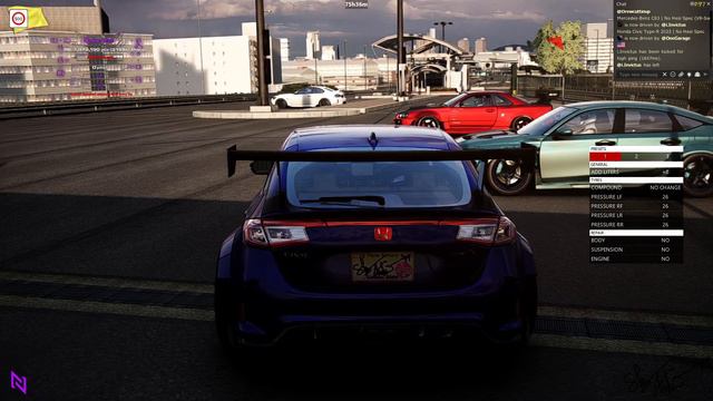 Assetto Corsa: No Hesi Server | Highway Drive while listening to Sewerslvt смотреть онлайн