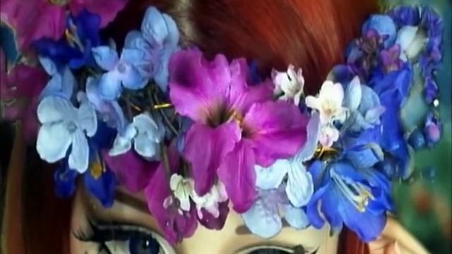Anastasiya Shpagina Make-up Tutorial Flower Fairy 烏克蘭真人漫畫少女 飄逸仙子妝 смотреть онлайн