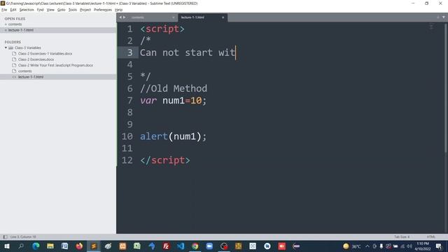 JavaScript Variables-1 смотреть онлайн