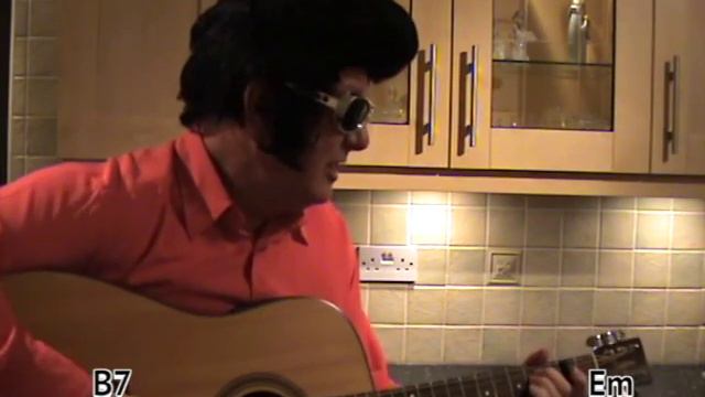 HALLELUJAH (Elvis Presley cover) GUITAR LESSON play-along chords and lyrics смотреть онлайн
