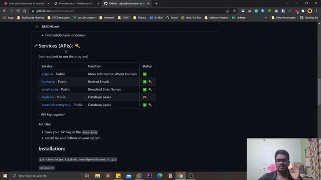 MOSINT || Email OSINT tool смотреть онлайн
