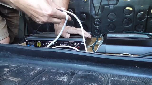 Как подключить 2 канальный усилитель   Автозвук