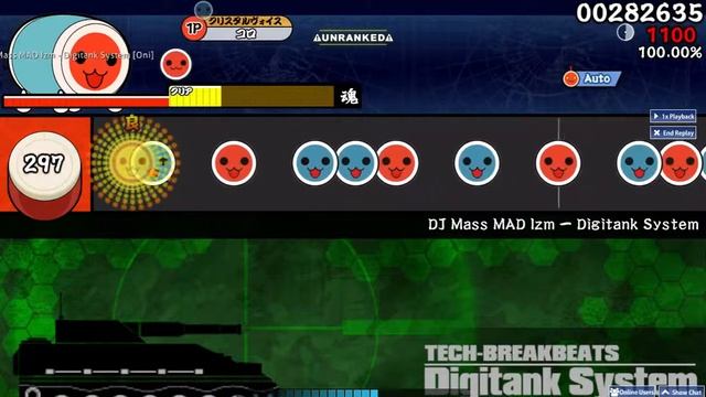 [osu! Taiko] [AnS Custom] Digitank System смотреть онлайн