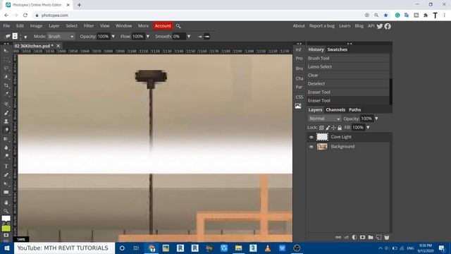 Revit+Photoshop | Cove Light in Photoshop Tutorial смотреть онлайн