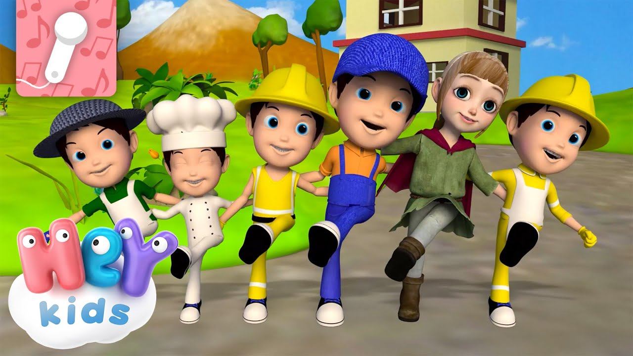 Wer will fleißige Handwerker seh'n KARAOKE! | HeyKids Deutsch | Kinderlieder смотреть онлайн