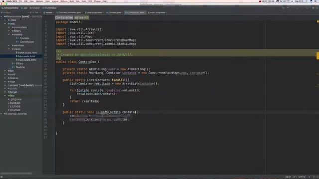 CODANDO Criando uma Lista de Contatos Utilizando o Play Framework - CRUD смотреть онлайн