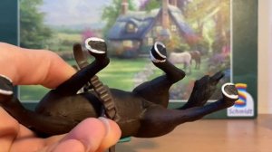 Распаковка и обзор Шляйх/Schleich набора лошади шляйх лошади Schleich