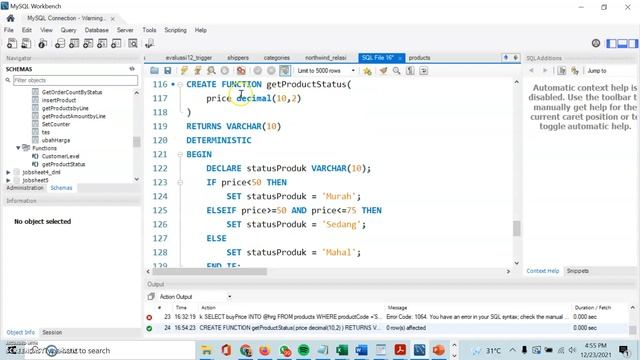 26. Stored Function dan If-elseif MySQL смотреть онлайн