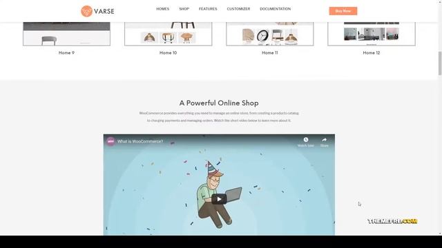 Varse - WooCommerce AJAX WordPress Theme page builder responsive Rin смотреть онлайн