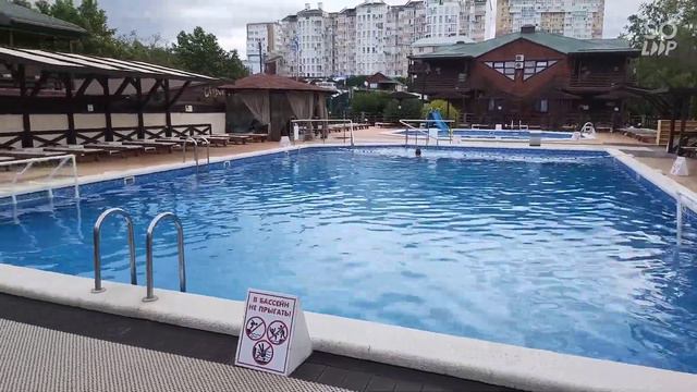 Анапа , Витязево. погода 16.06.2021. утро 10.00. вместо моря Бассейн. смотреть онлайн