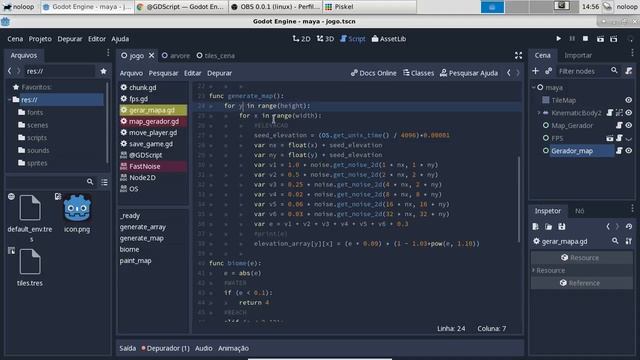 Godot Enigne - Geração de mundo 2D(Parte1) - Biomas смотреть онлайн