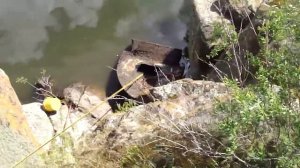 Как мы доставали утопленную лодку с реки Днепр!