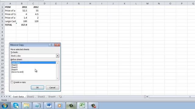 How to Copy Excel 2010 sheet to another sheet смотреть онлайн