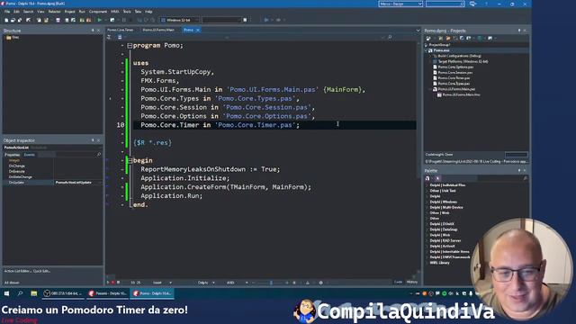 👨💻 Live Coding - Creiamo Assieme Un Timer Pomodoro! 🍅 Parte 2: L'interfaccia Utente (UI).