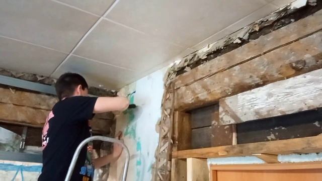 Ремонт. Уборка. Выравниваем стены. Строим каркас из профилей смотреть онлайн