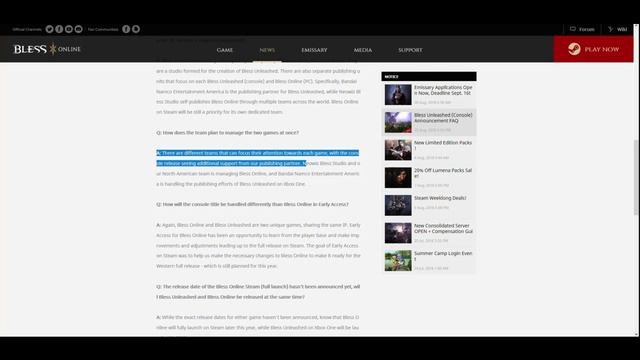 Bless Online. Закрытие проекта на Корее и выпуск на X-Box! смотреть онлайн