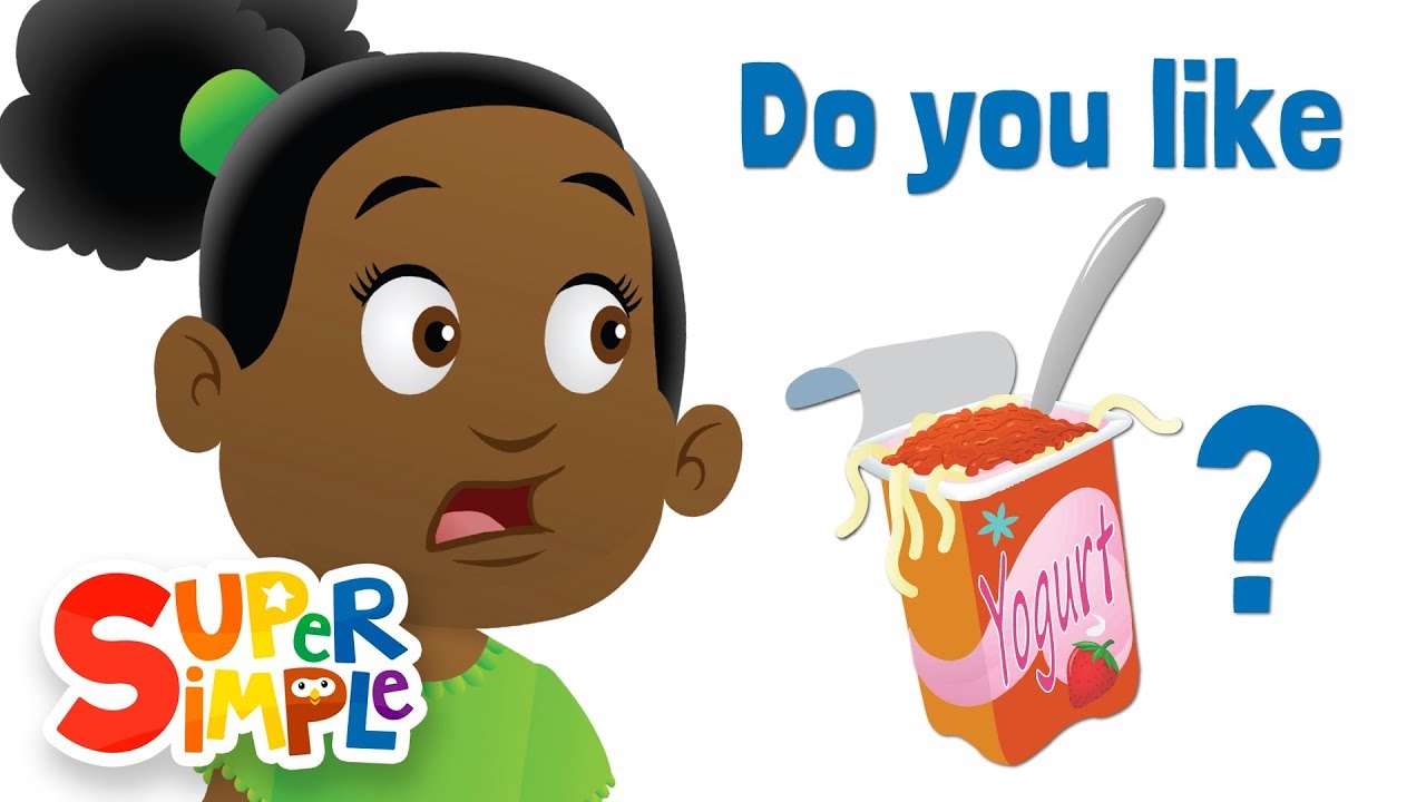 Do You Like Spaghetti Yogurt Super Simple Songs смотреть онлайн
