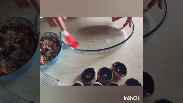РЕЦЕПТ шампиньоны с помидорами и сыром/ПП смотреть онлайн