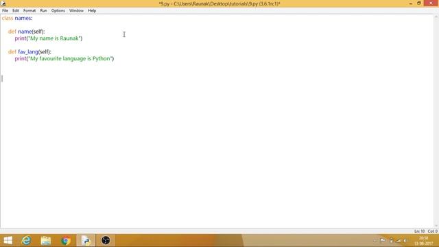 Python Programming from Scratch - 9 - Object Oriented Functionalities смотреть онлайн