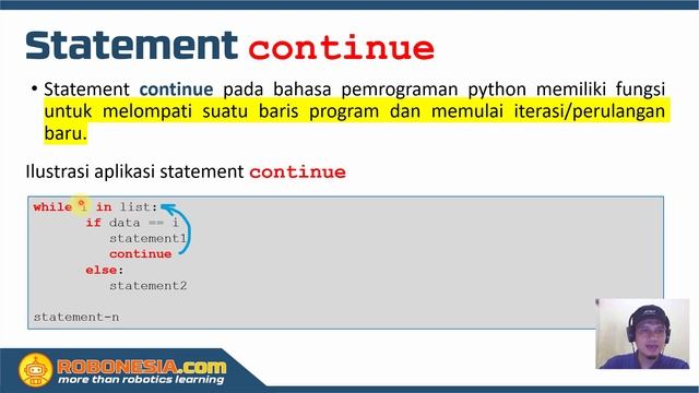 Python Programming #23 - Statement Break, Continue, dan Pass смотреть онлайн