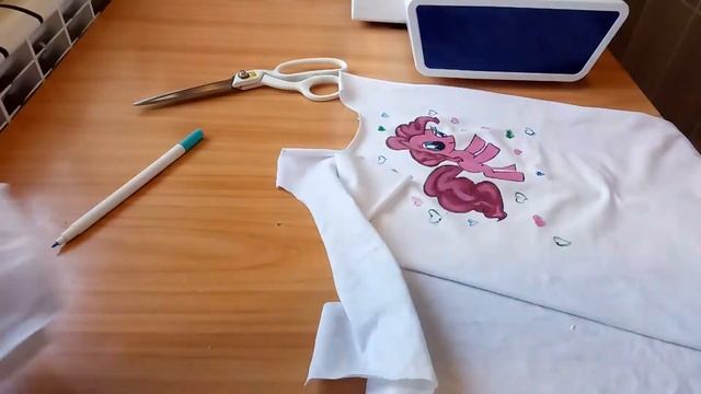 Как пошить детскую одежду.Лонгслив. Рисунок на ткани. Последовательность, пошив смотреть онлайн