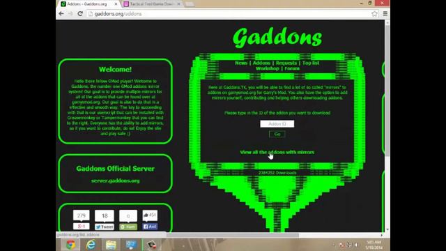 Gmod 12 - Get Free Addons смотреть онлайн