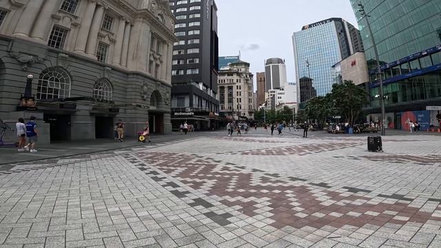 ?? 4K 60fps Walk Tour At Queen Street, Auckland - New Zealand