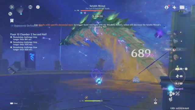 Genshin Impact C6 Klee and C6 Chevreuse overload spiral abyss 9 stars смотреть онлайн