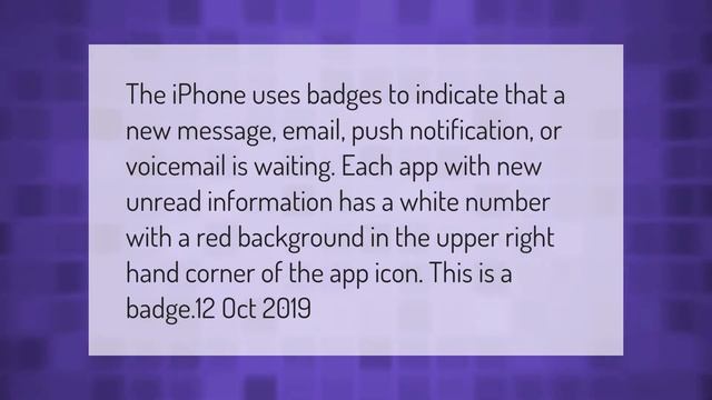 What does badges mean in iPhone notifications? смотреть онлайн