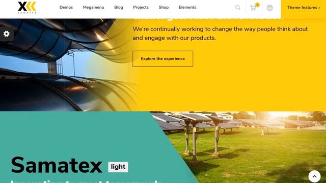 Samatex - Industrial WordPress Theme + Woocommerce смотреть онлайн