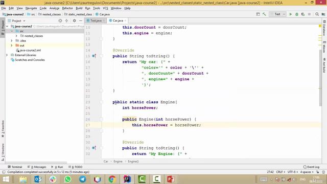 Java - получи чёрный пояс! 2. Static Nested класс смотреть онлайн