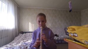 Повторила мелодию на ФЛЕЙТЕ// ИГРА В КАЛЬМАРА//
